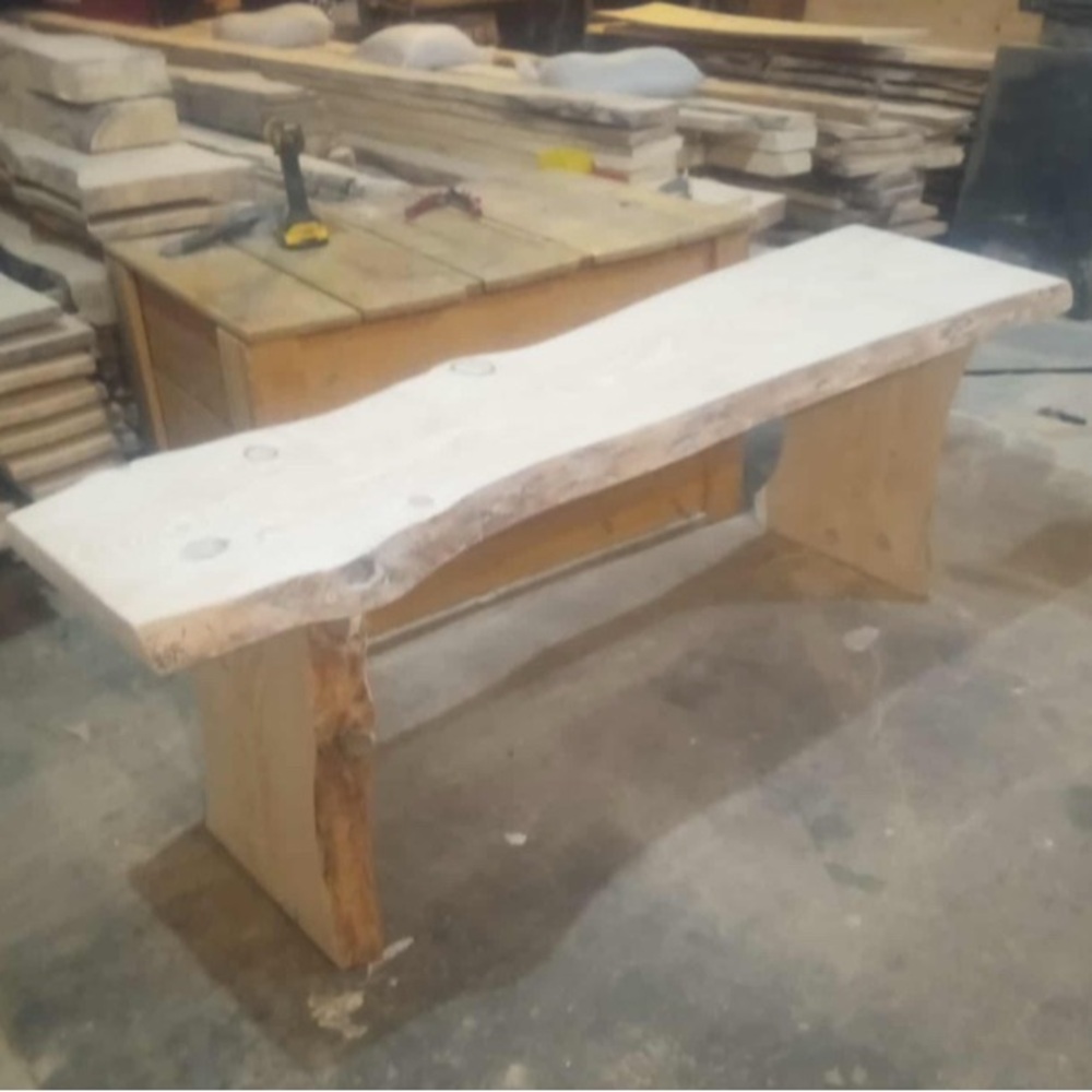 Rustic Wooden Bench